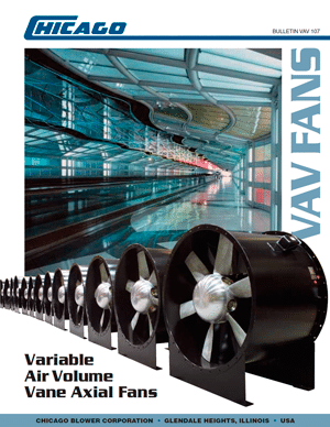 Ventiladores Axiales de Presión Variable D47 VAV - Chicago Blower Argentina