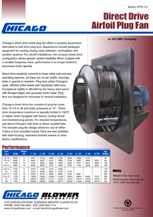 Catalogo de Ventiladores Centrífugos - Plug Fan - D44 SW